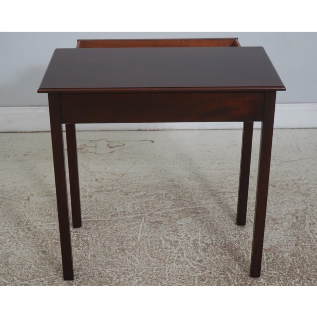 Kittinger Colonial Williamsburg 1 Drawer Mahogany Table For Sale - Image 16 of 18