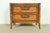 Mid-Century Hollywood Regency Campaign Carved Walnut Faux Bamboo Nightstand by Stanley, Circa 1960s For Sale - Image 15 of 15