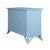 Coastal Pencil Rattan Six-Drawer Dresser, Pool Blue For Sale - Image 3 of 4