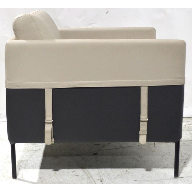 A Modloft (tag attached) Allen model modern design lounge chair. The chair has a great modern look, and is quite...