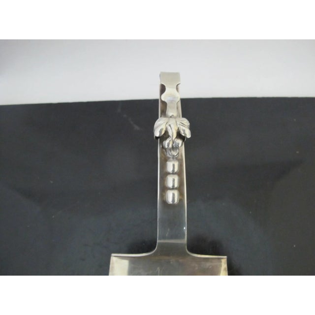 F Ramirez Mexico Sterling Silver Blossom Handle Pastry Dessert Pie Server For Sale - Image 4 of 6