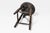 Late 19th Century Rustic Wooden Stool With Iron Stretcher For Sale - Image 13 of 18