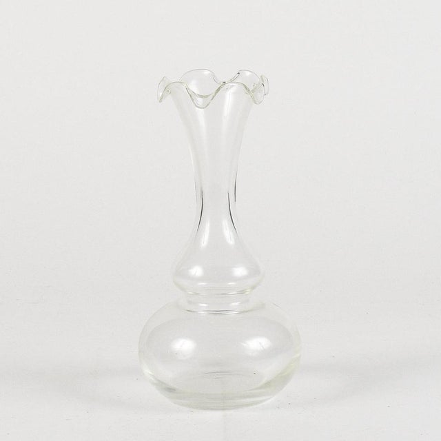 20th Century Hand-Blown Glass Vase For Sale - Image 3 of 5