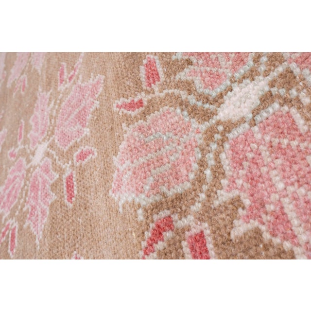 Vintage Floral Turkish Karapinar Rug 4'3" X 10'4" For Sale - Image 10 of 13