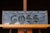 Metal Antique "Goss" Stained Glass Transom Panel For Sale - Image 7 of 7