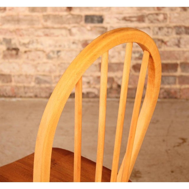 Mid-Century Modern Model 400 Chairs in Elm and Beech from Ercol, 1960s, Set of 3 For Sale - Image 11 of 12