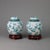 Pair of Antique Chinese Cloisonne Floral Enameled Covered Urns C1930 For Sale - Image 4 of 10