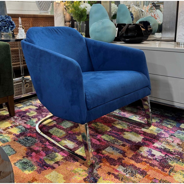 2010s Ligne Roset Lou Cantilever Accent Chair For Sale - Image 5 of 9