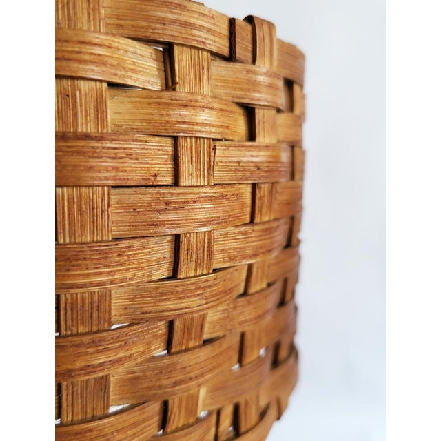 1960s Mid-Century Modern Danish Rattan Pendant, 1960s For Sale - Image 5 of 11