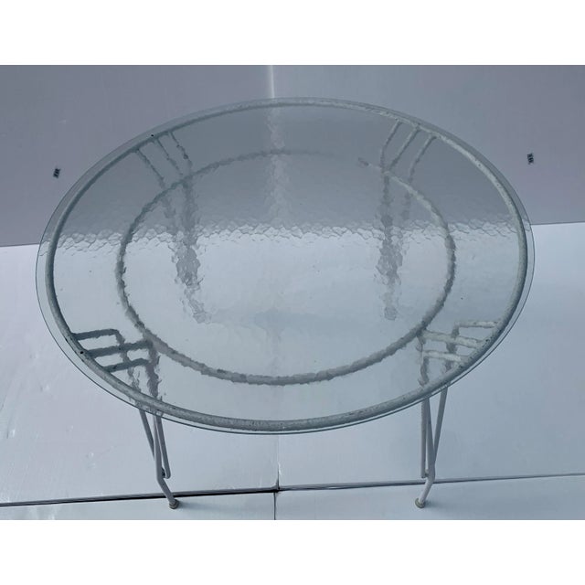 1960s Mid-Century Modern Wrought Iron Patio Set For Sale - Image 11 of 13