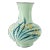 Mid 20th Century Japanese Mint Celadon Green Cloisonne Vase by Tamura III For Sale