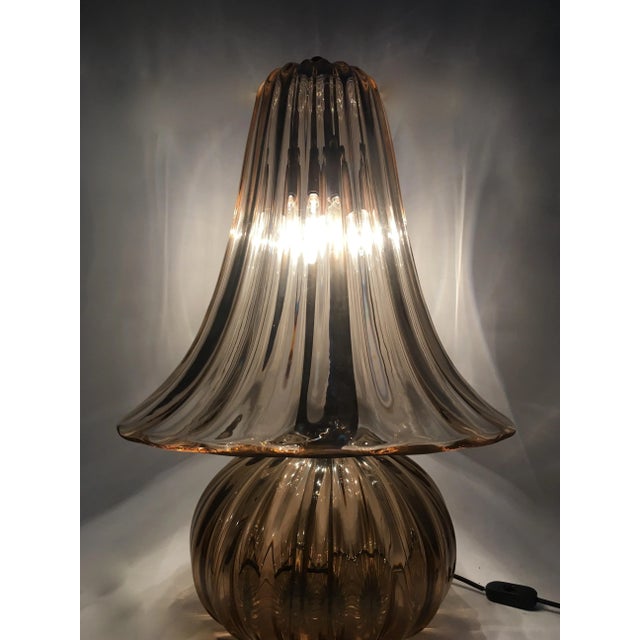 Mid-Century Table Lamp from venini For Sale - Image 3 of 6