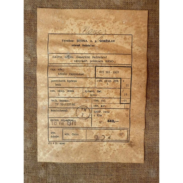 These beautiful original armchairs from Jitona, made in 1971, are a unique addition to any living room. Standing at 82cm...