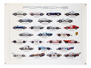 Original Porsche Poster by Ken Rush