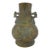 Chinese Archaic Gilt Bronze Ware Ritual Wine Hu Vessel With Beast Handles For Sale