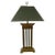 Greek Revival Bronze Columned Table Lamp For Sale