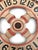 Circa 1930s Two Sided Hand Painted Game Wheel For Sale - Image 6 of 12