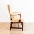 Wood 1940s Rud Rasmussen High Back Armchair in Cuban Mahogany & Leather After Kaare Klint For Sale - Image 7 of 13