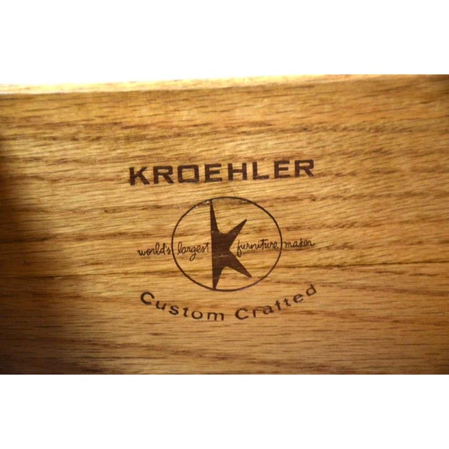 1960s Refinished Walnut Tall Dresser by Kroehler Furniture For Sale - Image 14 of 14