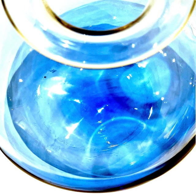 1980s Rare Fenton Glass Katja Art Glass Vase Circa 1982 For Sale - Image 5 of 9