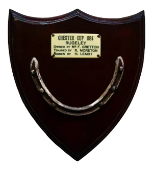 Chester Cup Winner's Horseshoe Plaque, 1924