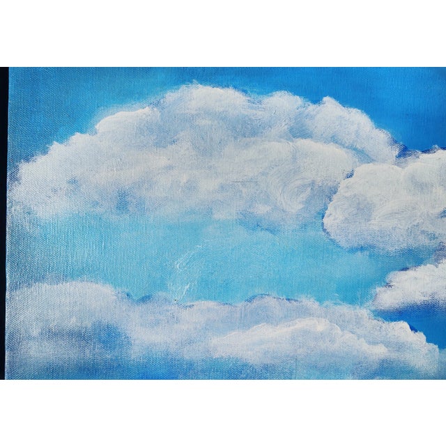 "Poppies and Buttercups" Contemporary Original Impressionist Style Landscape Painting by Linda McDonough, Framed For Sale In Naples, FL - Image 6 of 9