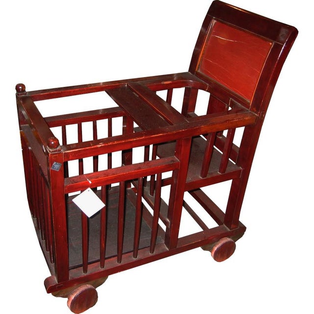 Origin: China Material: Wood Year: Early 20th C. Province of China: Ningbo Type of wood: Elm (w) 26″ x (d) 12″ x (h) 33″...