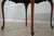 Wood Vintage Leather Top Louis XV Style Carved Table W. 4 Chairs For Sale - Image 7 of 18