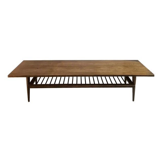 Long Vintage Coffee Table, 1960 For Sale