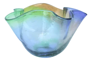 Adam Jablonski Crystal Vase Artist Signed