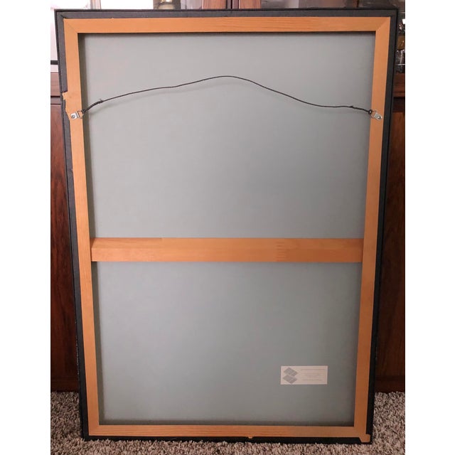 Mid-Century Modern Herbert List Lithograph Poster of Jean Cocteau, Lucite Frame 1980's For Sale - Image 3 of 7