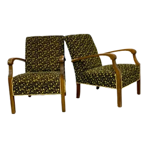 Mid-Century Modern Armchairs , Denmark, 1960s, Set of 2