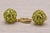 The Eucla: Peridot Dangle Disco Earrings in Yellow Gold, 2 Pieces For Sale - Image 4 of 8