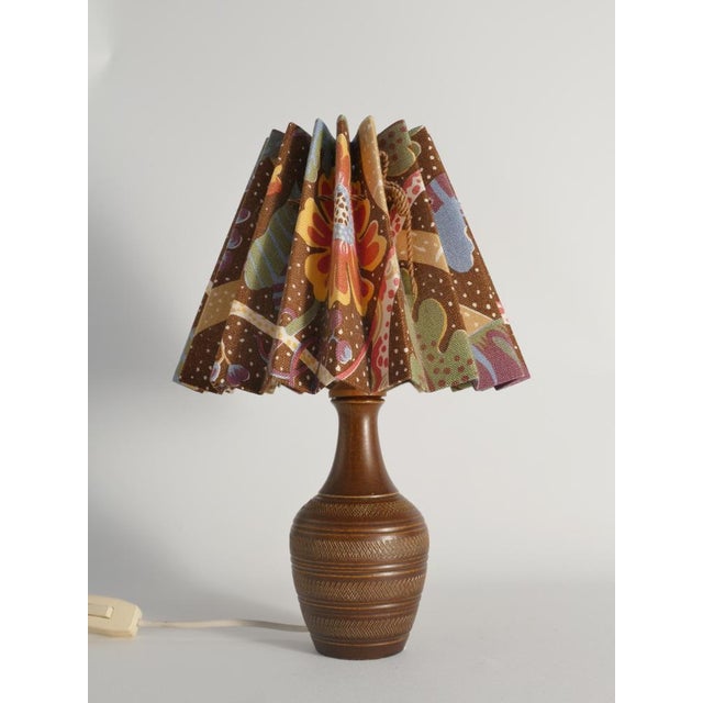 Brown Stoneware Model Number 59617 Table Lamp from Scheurich, West Germany, 1960s For Sale - Image 9 of 16