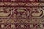 Textile Doris Leslie Blau Antique Indian Navy Blue With Burgundy Rug - c. 1900 Agra For Sale - Image 7 of 8