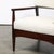 Mid-Century Modern Pair of Mid-Century Modern Walnut Armchairs With Off-White Textural Upholstery For Sale - Image 3 of 18