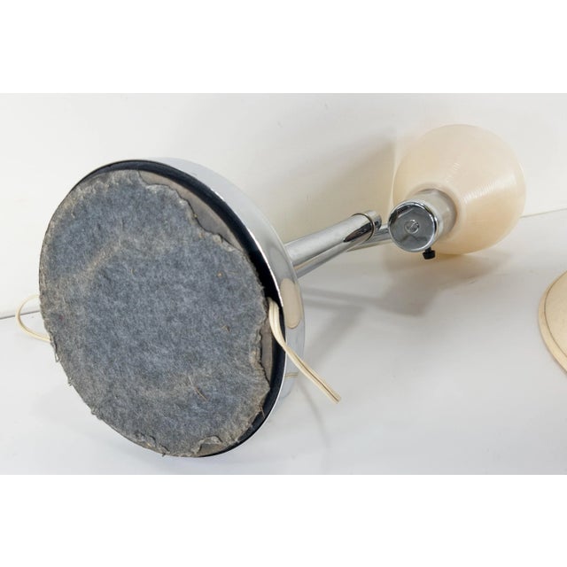 Mid-Century Modern Chrome Plated Cantilever Table Lamp After Walter Von Nessen For Sale - Image 11 of 12