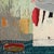 Christiane Corcelle "Thé À La Menthe I" Mixed Media on Board, Framed Abstract Painting in Orange, Teal and Gray, 2022 For Sale In Boston - Image 6 of 9