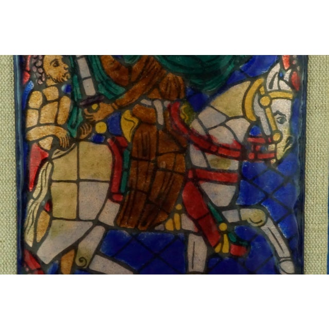 Vintage Neo-Renaissance Copper Plaque, 1920s For Sale - Image 10 of 18