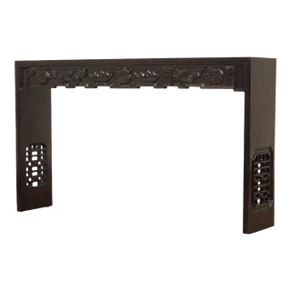 Mid 20th Century Chinese Carved Rosewood Altar Table For Sale
