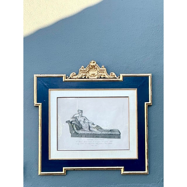 This monumental framed print captures the timeless beauty of Antonio Canova’s Neoclassical masterpiece, "Venere...