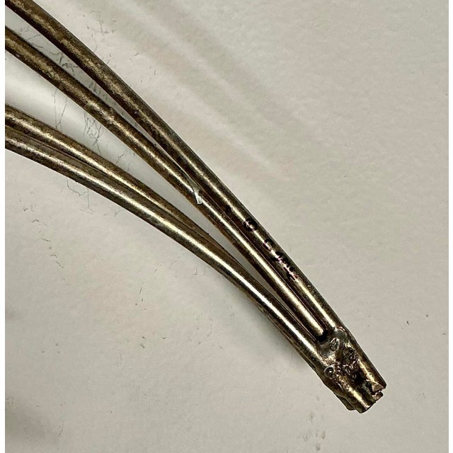 Signed Curtis Jere Wall Sculpture Windswept Metal Bamboo Leaf, Circa 1970s For Sale In Greenville, SC - Image 6 of 12