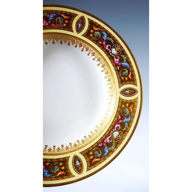 Viennese Imperial Classicist Gilt Plate with Arabesques by Conrad Sörgel von Sorgenthal, 1798 For Sale - Image 3 of 7