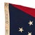 This vintage Ohio flag is made from a cotton cloth, with fully sewn design visible on both sides. Please note overall...
