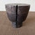 Contemporary Gio Solid Walnut Carved Side Table 17.5" For Sale - Image 3 of 7