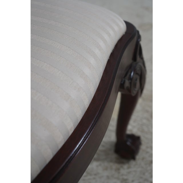Set of 6 Lexington Mahogany Chippendale Style Dining Chairs For Sale - Image 16 of 18