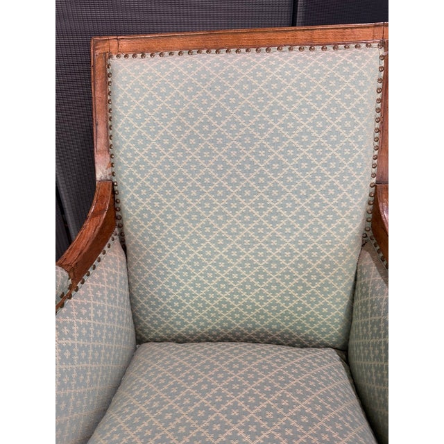 Wood Late 18th Century Petit Bergere, Handcarved Beechwood, New Upholstery For Sale - Image 7 of 10