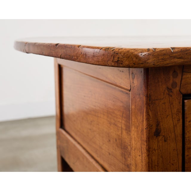 19th Century Country French Fruitwood Console Table Server 6 Ft. For Sale - Image 11 of 18