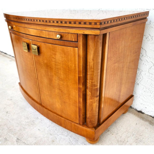 1980s Hickory White Genesis Collection Biedermeier Nightstand Side Table For Sale In Miami - Image 6 of 18