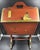 Vintage 20th Century English Style Red Japanned Hinged Two-Sided Flip-Open Sewing Cabinet For Sale - Image 4 of 18